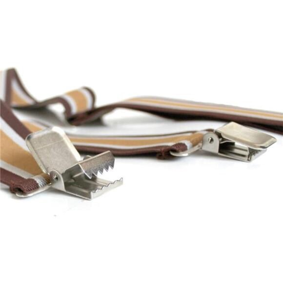 MELOTOUGH Men's Suspenders Fully Elastic 2 inch Wide X back Heavy Duty Work - Picture 5 of 7